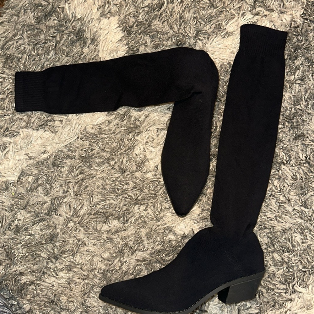 Black boots